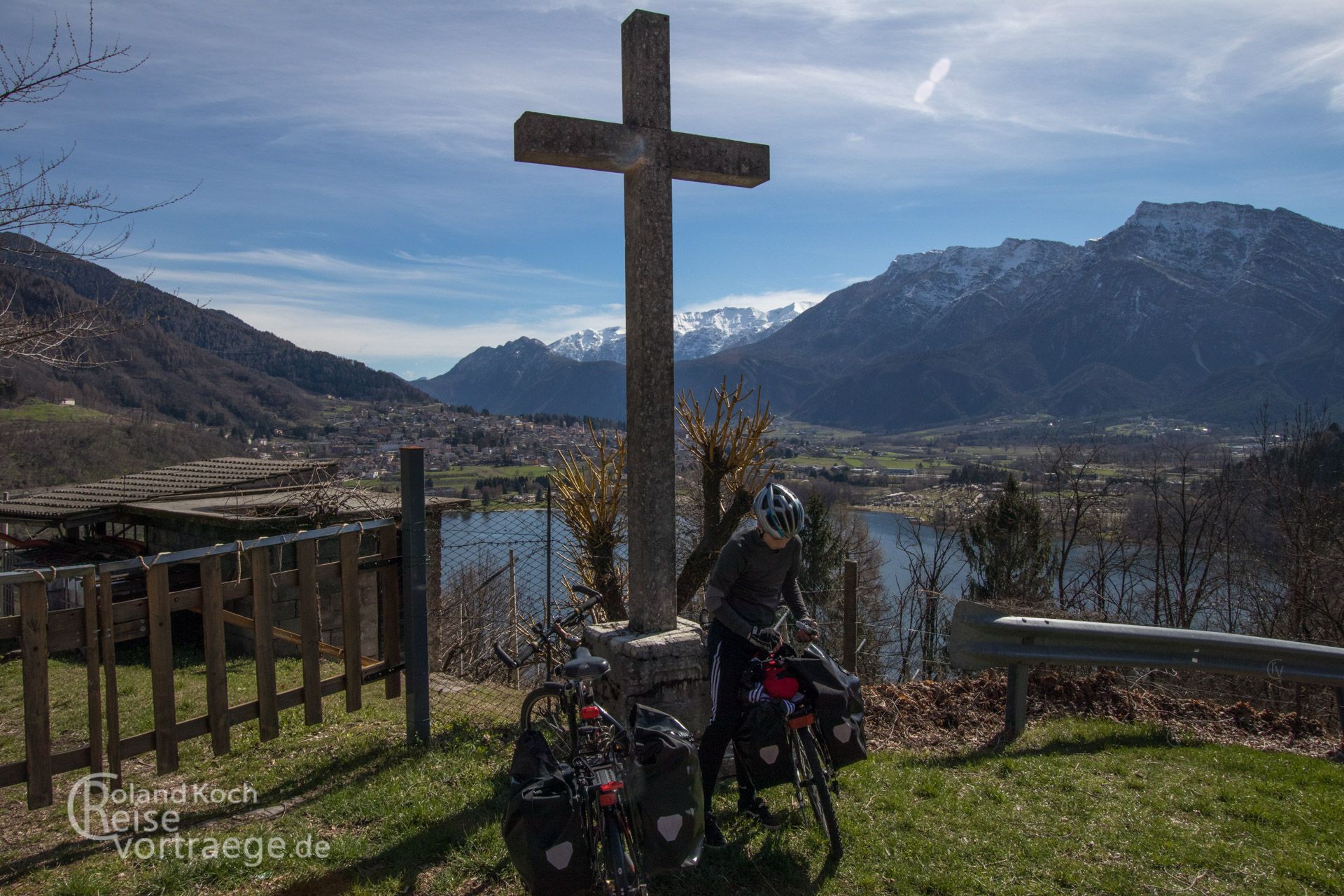 mit Kindern per Rad über die Alpen, Via Claudia Augusta, Lago di Levico